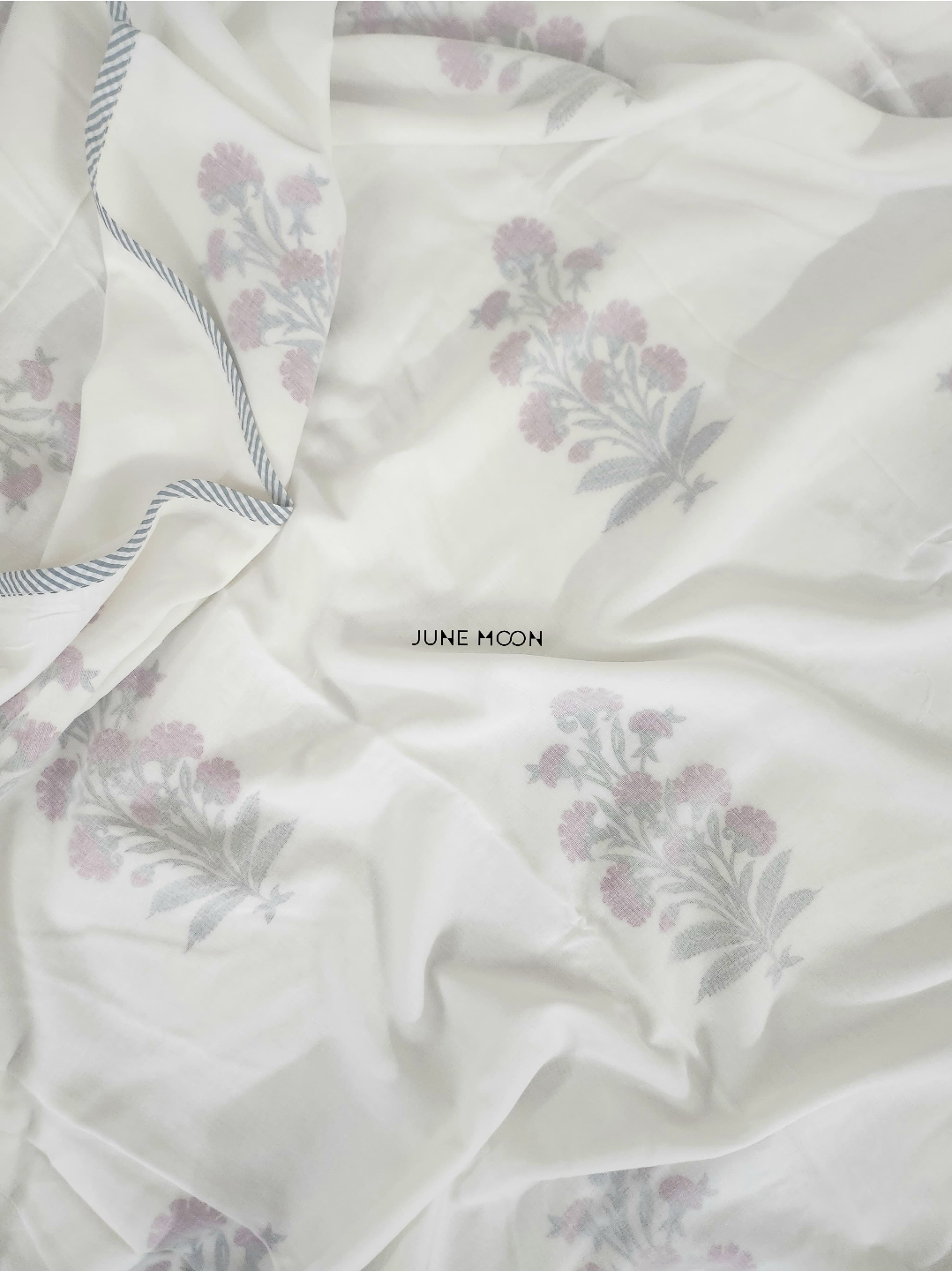 Saira - Block Printed Muslin Dohar