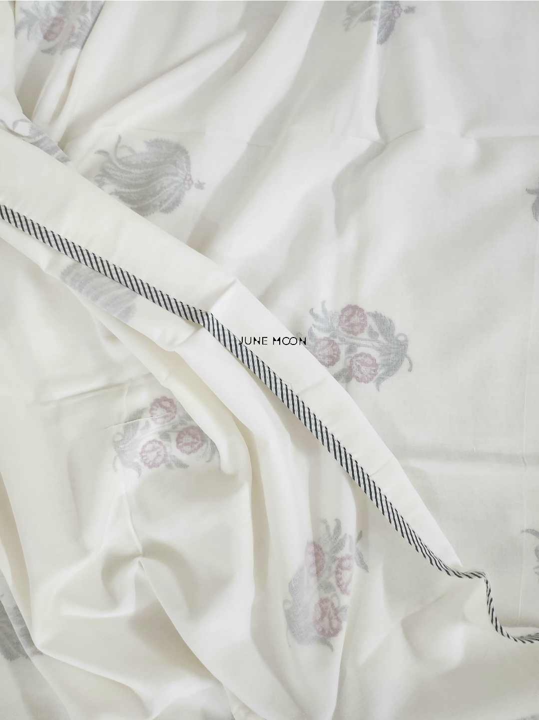 Bela - Block Printed Muslin Dohar